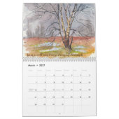 waterverf Natuur agenda 2019 Kalender (Mar 2027)