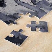 Waterverf - Natuur dame - kunst -  - Legpuzzel (Zijkant)