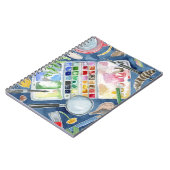 waterverf natuur journaal notitieboek (Linkerzijde)