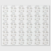 Waterverf - Natuur opslaan Cadeaupapier (Vlak)