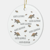 Waterverf - Natuur opslaan Keramisch Ornament (Links)