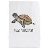 Waterverf - Natuur opslaan Medium Cadeauzakje (Achterkant)