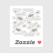 Waterverf - Natuur opslaan Sticker (Vel)