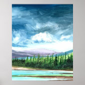 Waterverf Natuur Poster (Voorkant)