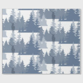 Waterverf Natuur staafbos Cadeaupapier (Vlak)