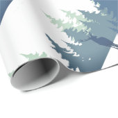 Waterverf Natuur staafbos Cadeaupapier (Rol Hoek)
