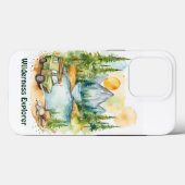 Waterverf Natuur Thema - Wilderness Explorer Case-Mate iPhone Case (Achterkant (horizontaal))