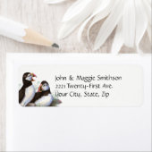 Waterverf - Natuur van de vogelgriep kunst Etiket (Insitu)