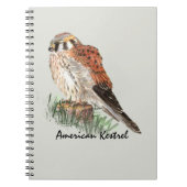 Waterverf Natuur van valk vogelpest Notitieboek (Voorkant)