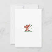 Waterverf Natuur van vogelpest in de vogelstand Bedankkaart (Achterkant)