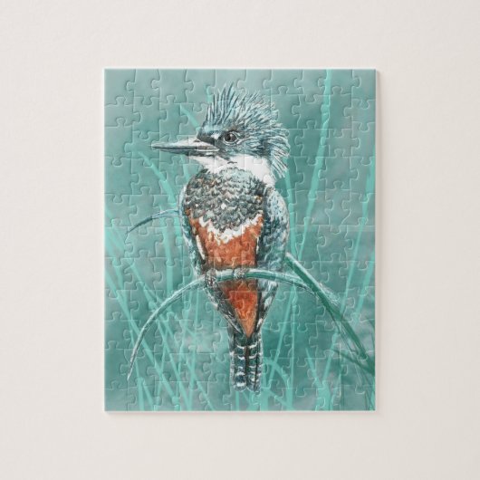 Waterverf Natuur vogel art. Legpuzzel (Verticaal)