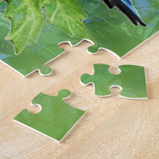 Waterverf Natuur vogel Legpuzzel (Zijkant)
