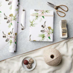 Waterverf Natuur vogelpest art Cadeaupapier