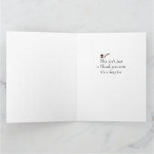 Waterverf Natuur vogelpest Bedankt Kaart (Binnen)