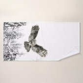 Waterverf Natuur vogelpest bij kleine vogelsoorten Badhanddoek (Badhanddoek)