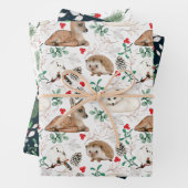 Waterverf natuurlijk inpakpapier vel (In situ)