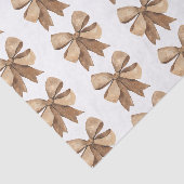 Waterverf Natuurlijke Burlap Bow Tissuepapier (Detail)