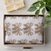 Waterverf Natuurlijke Burlap Bow Tissuepapier (Geschenk)