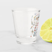 Waterverf Nautelementen Zeiler Shot Glas (Links)