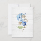 Waterverf Nautical Anchor Floral Rustic Beach Save The Date (Achterkant)