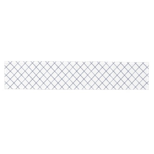 Waterverf Nautical Blue Window Pane Table Runner Medium Tafelloper (Horizontaal)