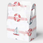 Waterverf Nautical Boy Birthday Party Bedankdoosjes (Geopend)