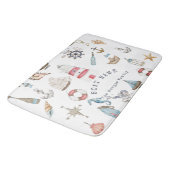 Waterverf Nautical Elements Sailor Badmat (Gekanteld)