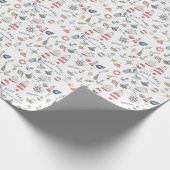 Waterverf Nautical Elements Sailor Cadeaupapier (Hoek)