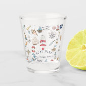 Waterverf Nautical Elements Sailor Shot Glas (Voorkant)