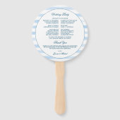 Waterverf Nautical Floral Anchor Beach Wedding Handwaaier (Achterkant)