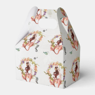 Waterverf Nautical Mermaid Bedankdoosjes