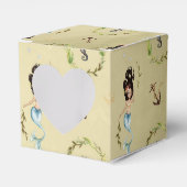 Waterverf Nautical Mermaid Bedankdoosjes (Voorkant Zijde)