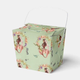 Waterverf Nautical Mermaid Party Bedankdoosjes