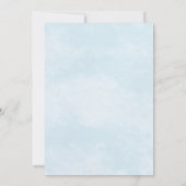 Waterverf Nautical Rehearal Dinner QR Code Kaart (Achterkant)