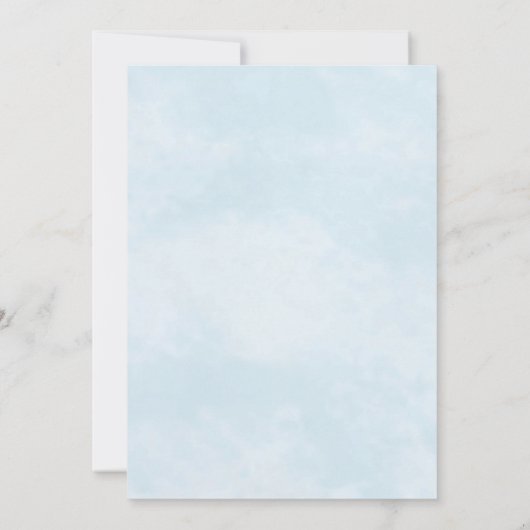 Waterverf Nautical Rehearal Dinner QR Code Kaart (Achterkant)