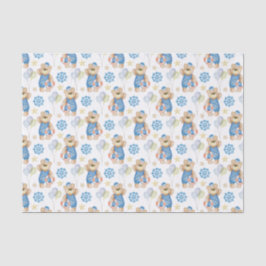 Waterverf Nautical Sailor Beer Tissuepapier