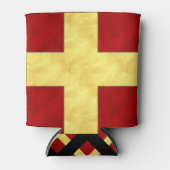 Waterverf Nautical Signal Maritime Vlag Blikjeskoeler (Voorkant)