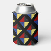 Waterverf Nautical Signal Maritime Vlag Blikjeskoeler (Blikje Achterkant)