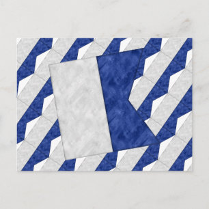 Waterverf Nautical Signal Maritime Vlag Briefkaart