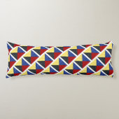 Waterverf Nautical Signal Maritime Vlag Lichaamskussen (Voorkant)