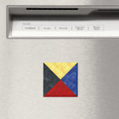 Waterverf Nautical Signal Maritime Vlag Magneet (Insitu (Vaatwasser))