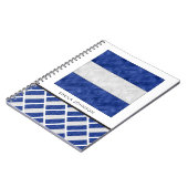 Waterverf Nautical Signal Maritime Vlag Notitieboek (Linkerzijde)