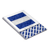 Waterverf Nautical Signal Maritime Vlag Notitieboek (Rechterzijde)