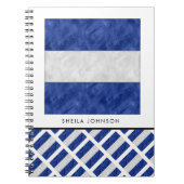 Waterverf Nautical Signal Maritime Vlag Notitieboek (Voorkant)