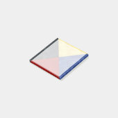 Waterverf Nautical Signal Maritime Vlag Post-it® Notes (Schuin)