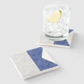 Waterverf Nautical Signal Maritime Vlag Stenen Onderzetter (Zijkant)