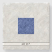 Waterverf Nautical Signal Maritime Vlag Stenen Onderzetter (Voorkant)