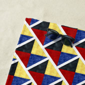 Waterverf Nautical Signal Maritime Vlag Strandlaken (In situ)