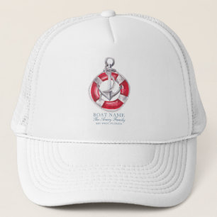 Waterverf Nautical Thema Personalized Boat Trucker Pet