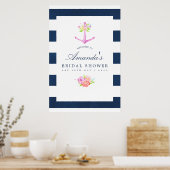 Waterverf Nautical Thormal Vrijgezellenfeest Poster (Keuken)